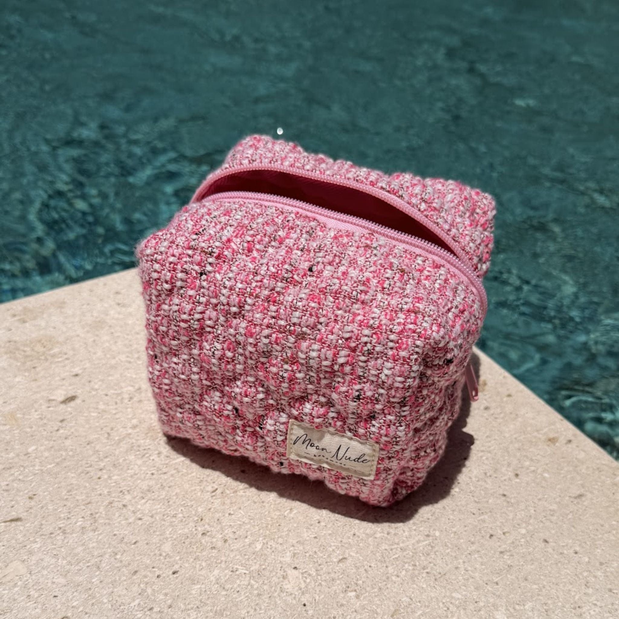 Moon Nude Camellia Mini Makeup Bag