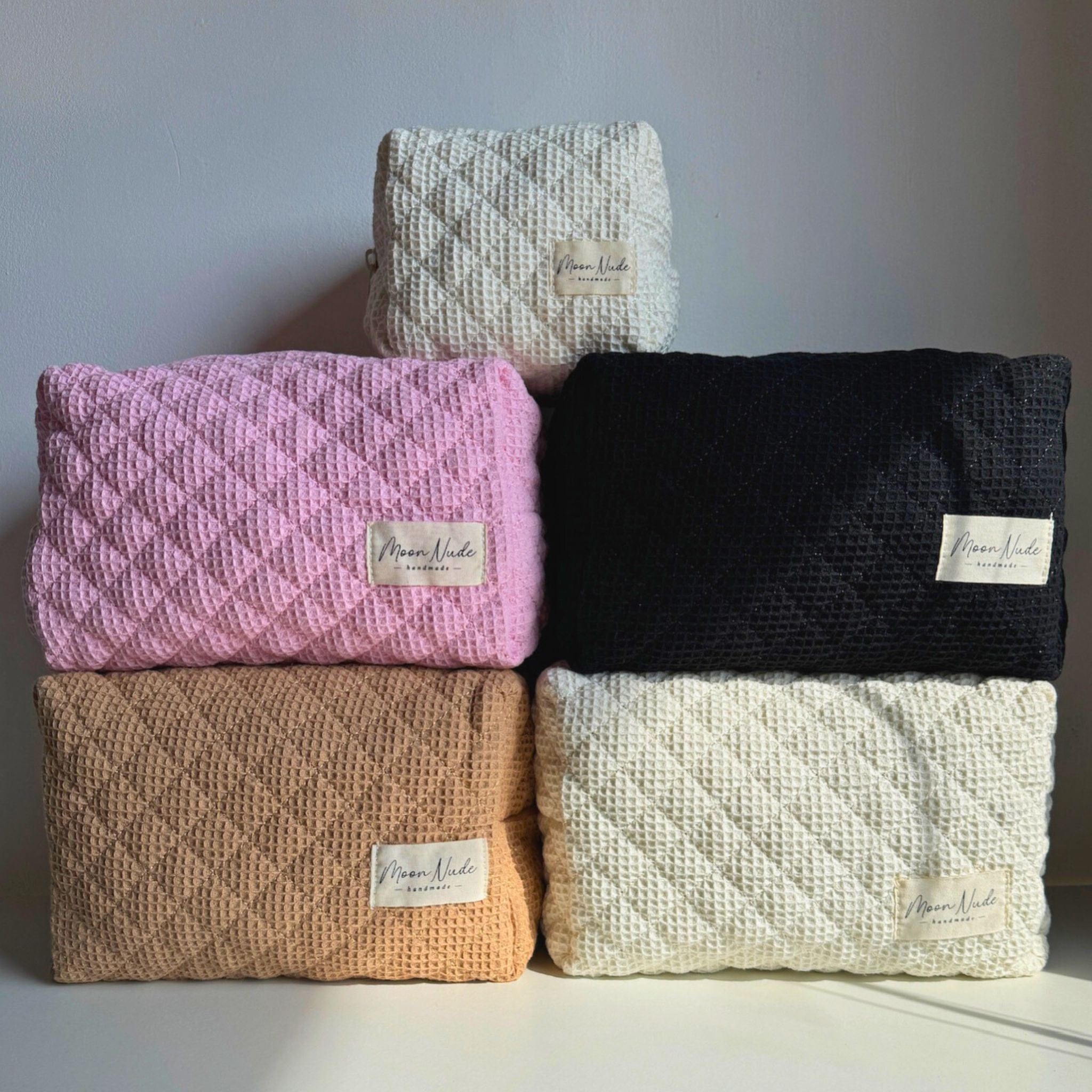 Moon Nude Cream Large Makeup Bag