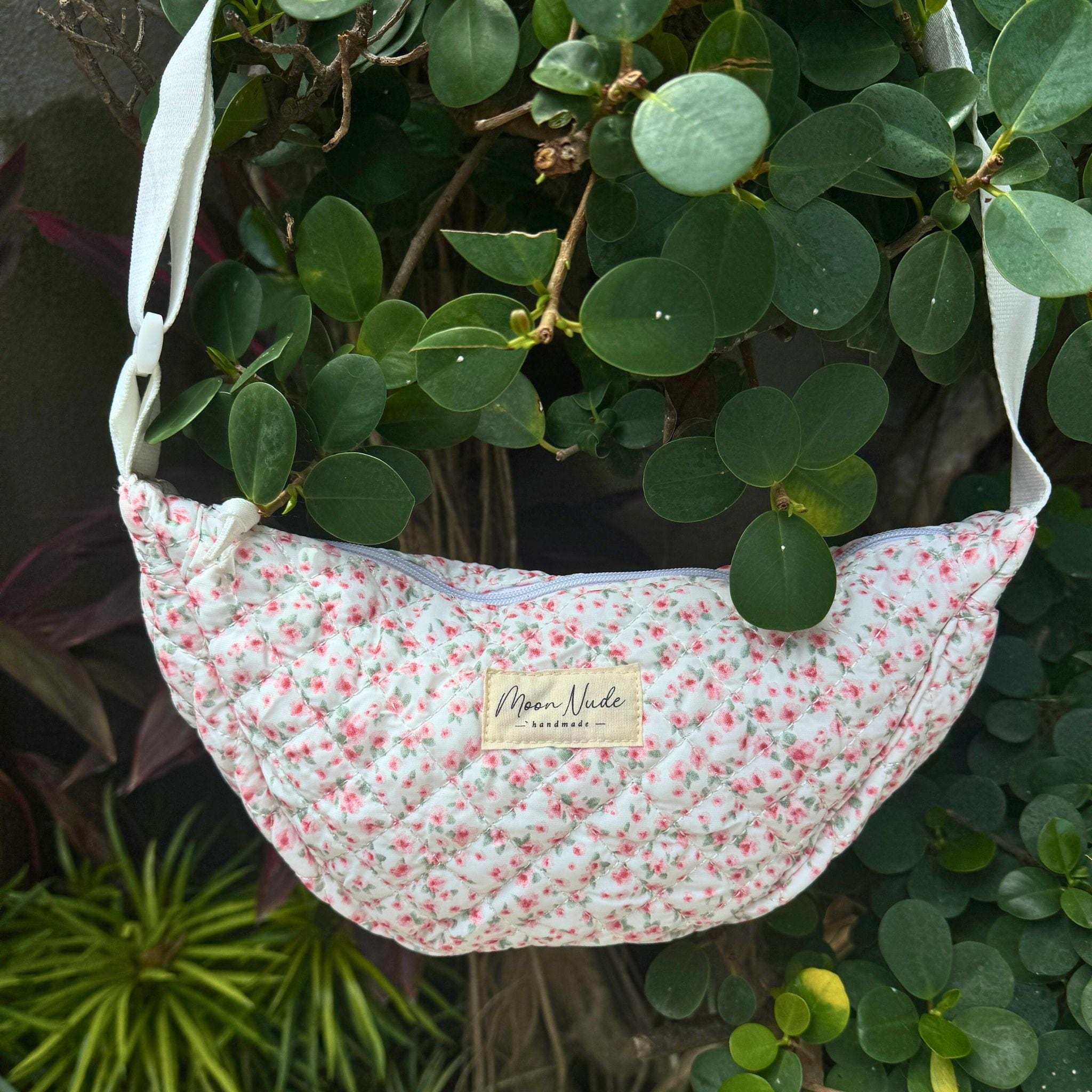 Moon Nude Peony Mini Shoulder Bag