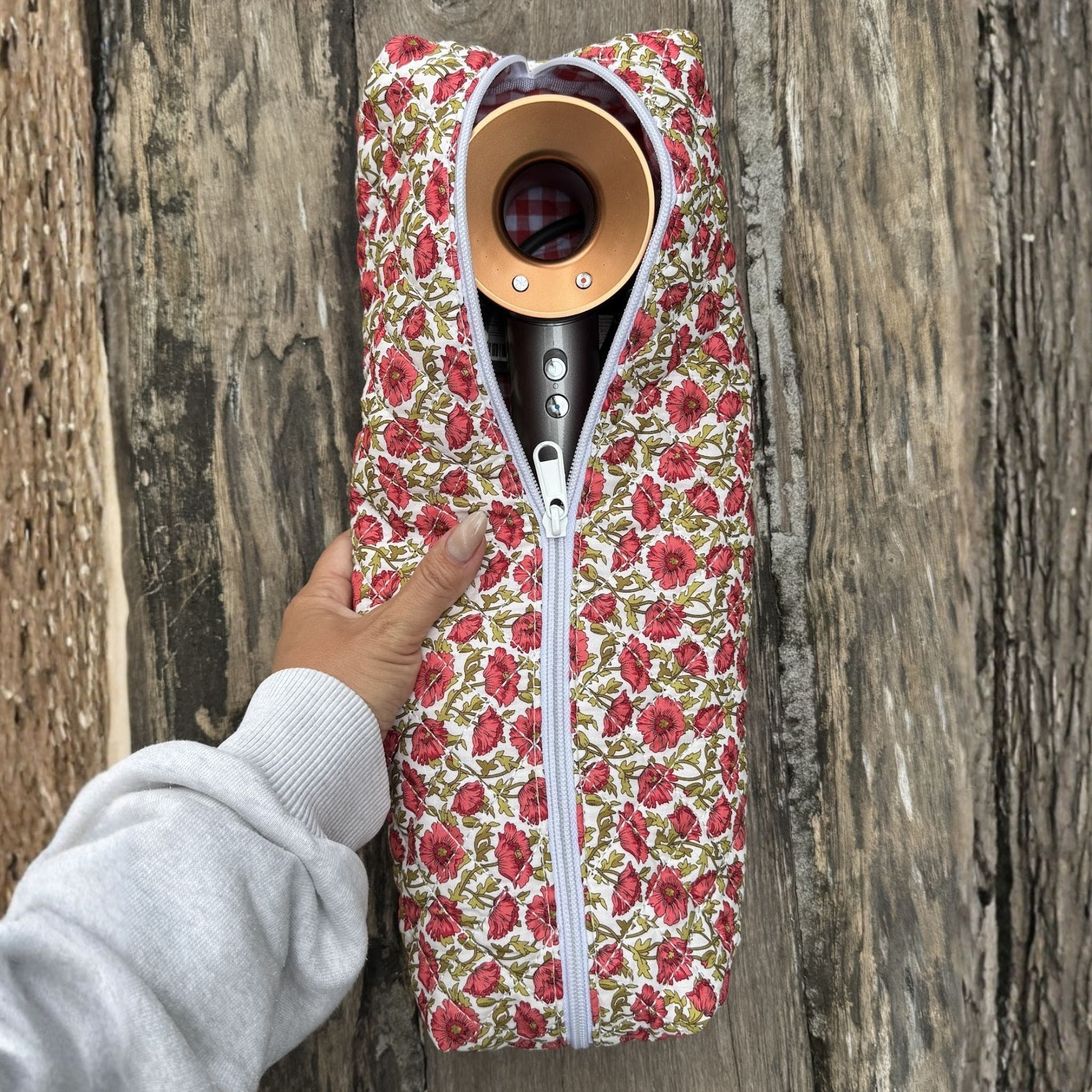 Moon Nude Poppy Hair Tool Bag