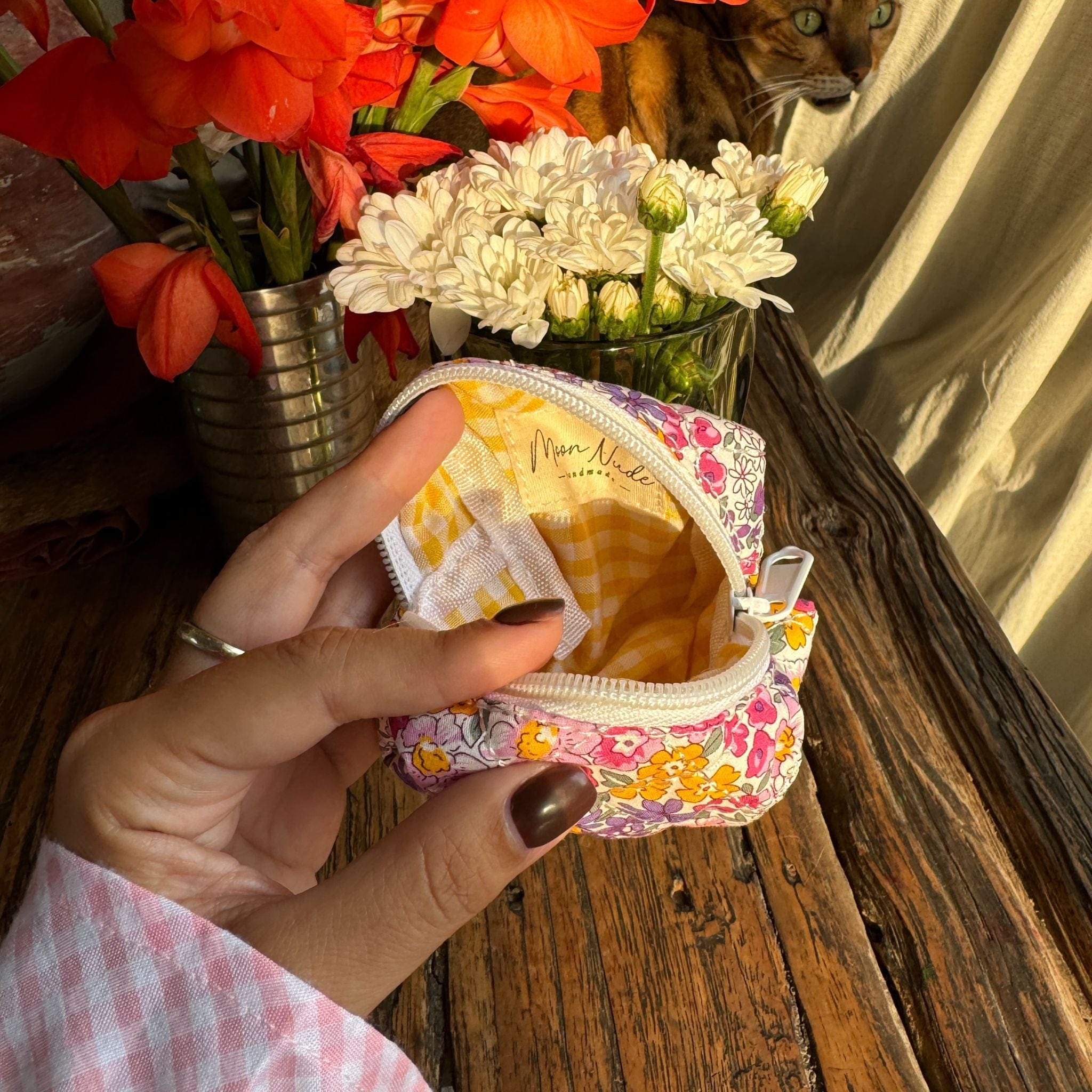 Moon Nude Summer Keychain Bag